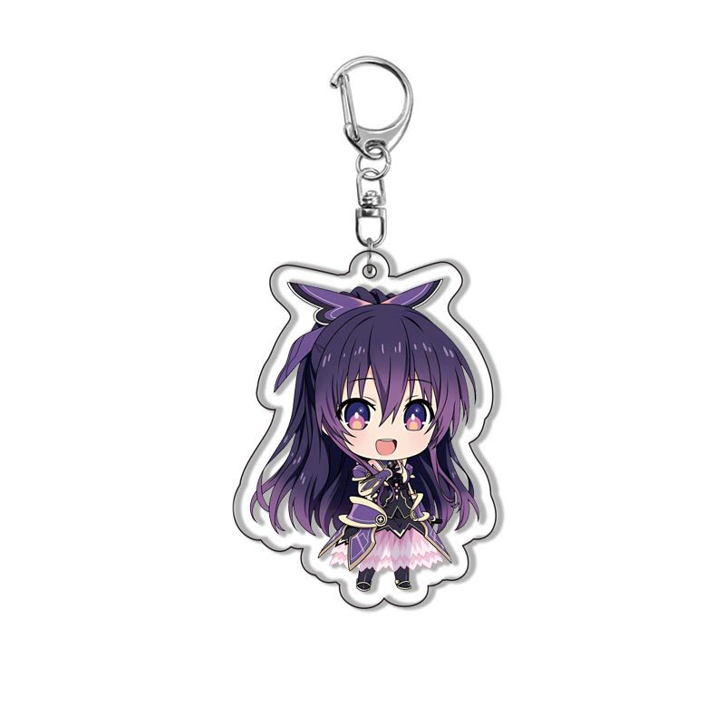 Móc Chìa Khóa acrylic Hình Nhân Vật Phim date a live Nhật Bản
