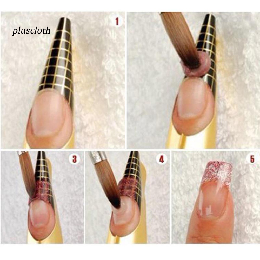 Set 100 Miếng Dán Hỗ Trợ Điêu Khắc Móng Gel UV