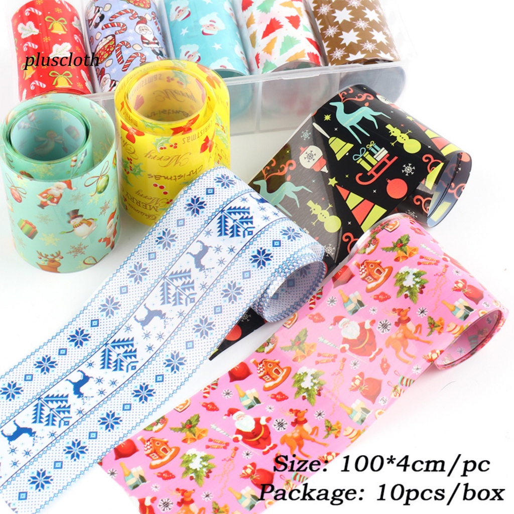 Miếng Dán Trang Trí Móng Tay Chủ Đề Giáng Sinh