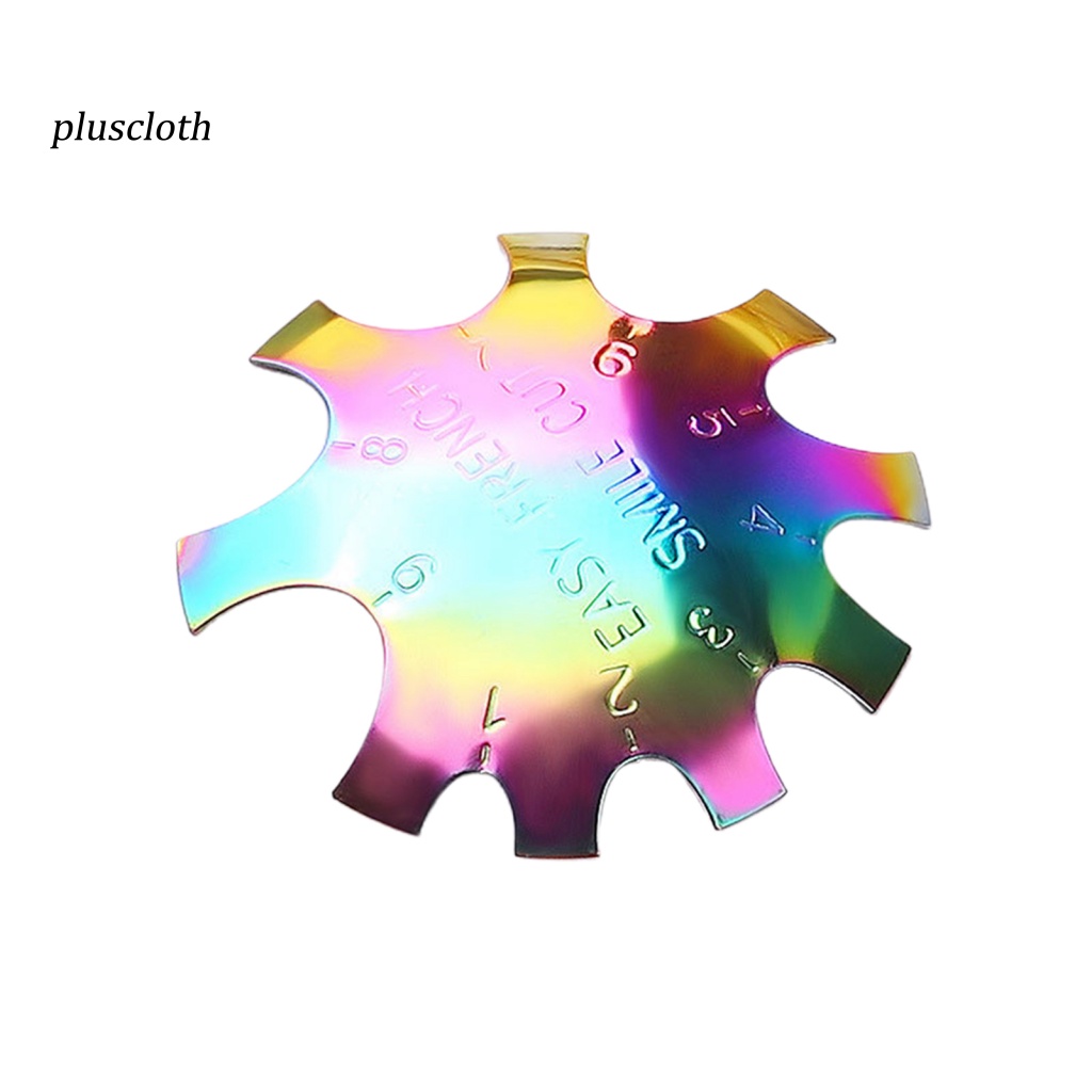 < Plusclothing > Đĩa Mẫu Trang Trí Móng Tay Nghệ Thuật Bằng Thép Không Gỉ