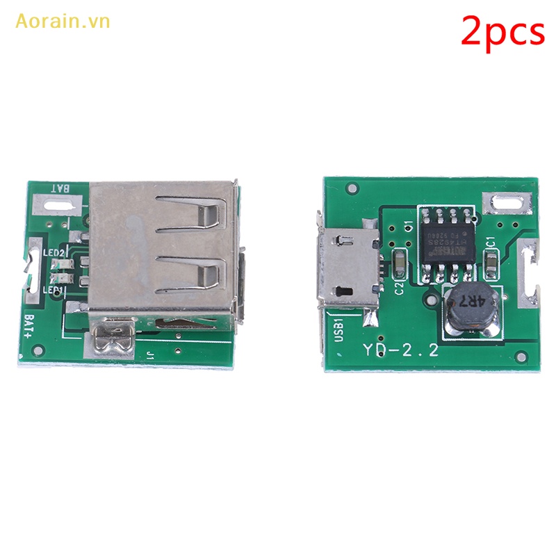 Bộ 2 Bảng Mạch Sạc Micro USB 5V Li-ion 18650 Chất Lượng Cao