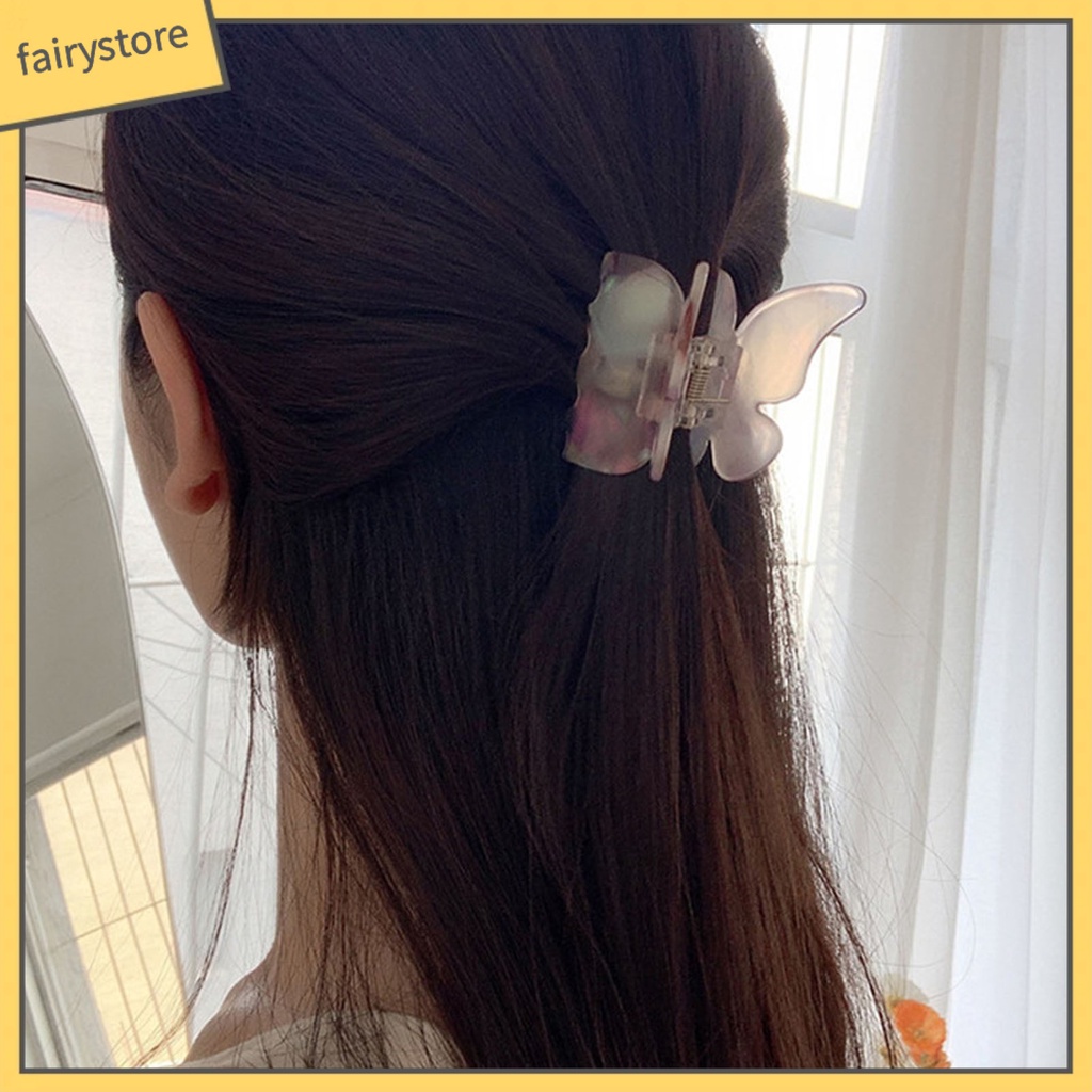 Kẹp Tóc Hình Bướm Màu Sắc Gradient Xinh Xắn