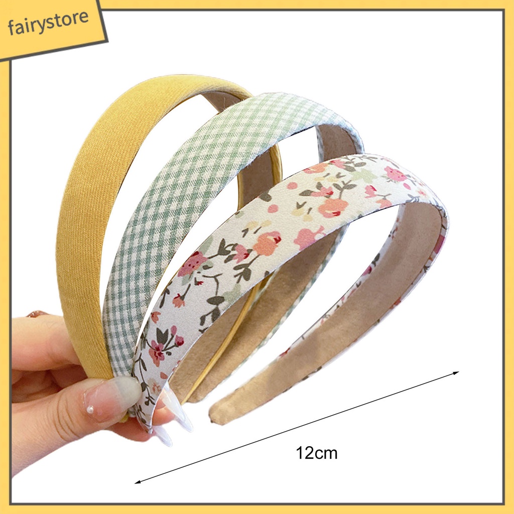 Bộ 3 Kẹp Tóc Chống Trượt Màu Trơn In Họa Tiết Hoa Xinh Xắn Dùng Hàng Ngày