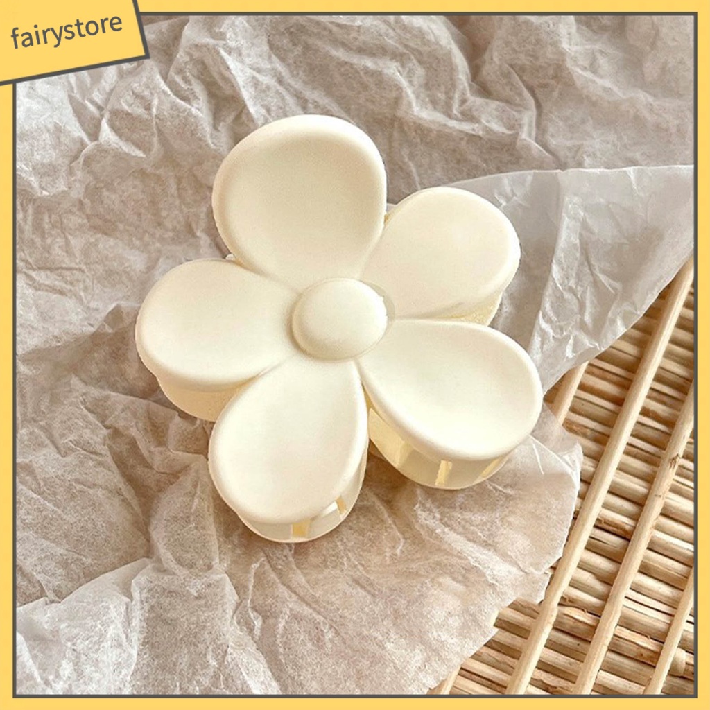 Bộ 2 Kẹp Tóc Đuôi Ngựa Màu Trơn Chống Trượt Tiện Dụng