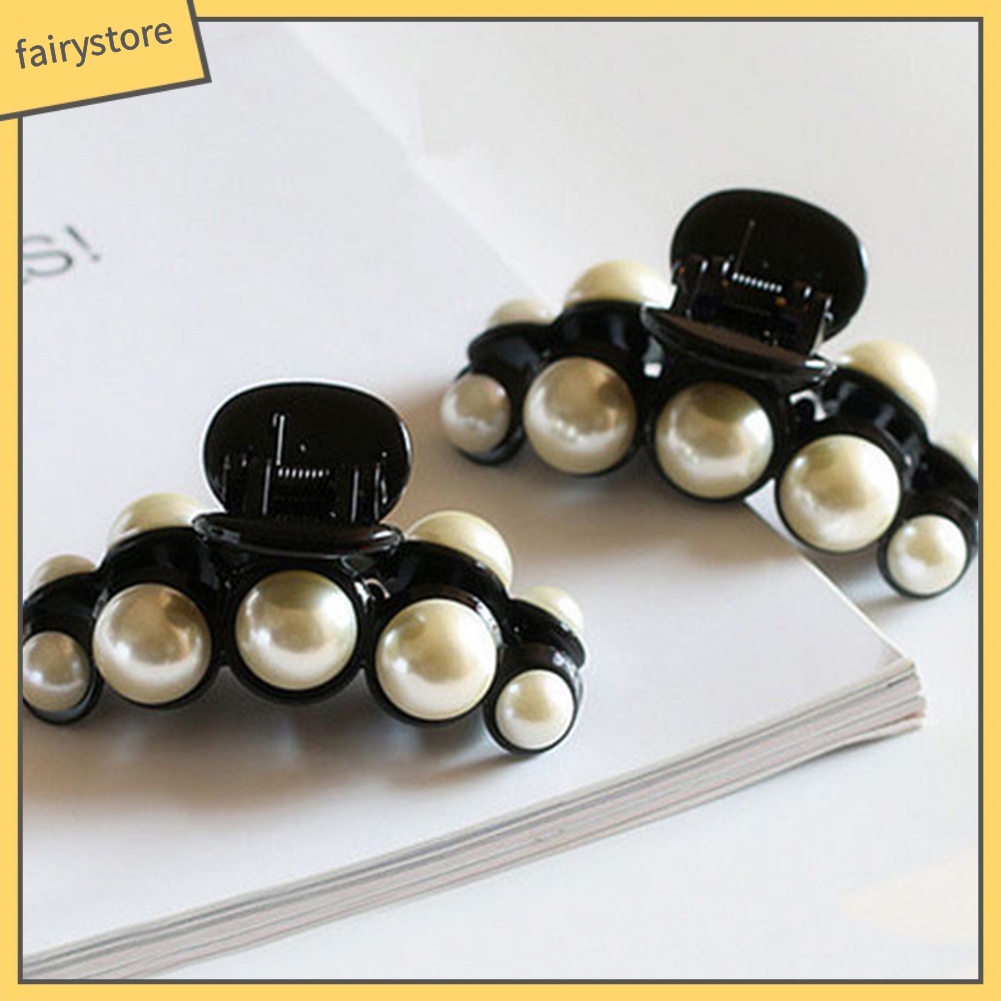 Kẹp Tóc Đính Ngọc Trai Giả Lấp Lánh Thanh Lịch Cho Nữ