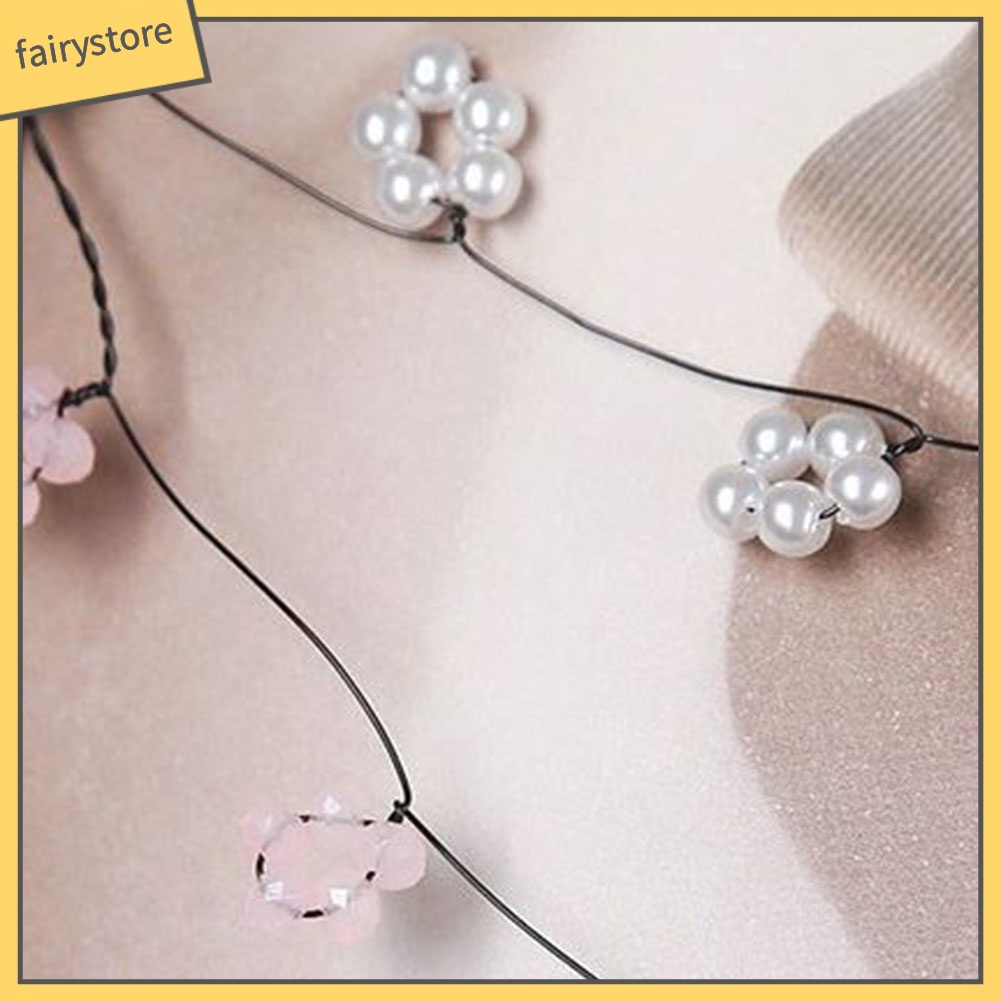 Lược Bện Tóc Vô Hình Đính Hoa Xinh Xắn Cho Nữ