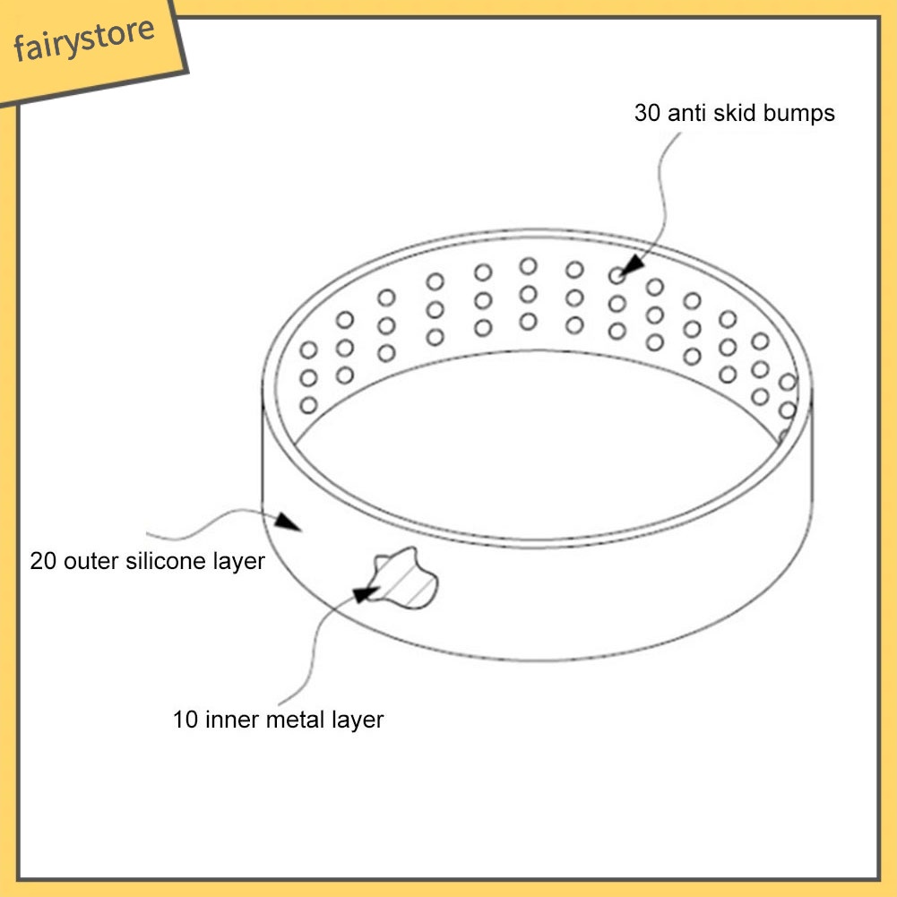 1 Dây Cột Tóc Silicon Co Giãn Màu Trơn Thời Trang Cho Nữ Giá Đỡ