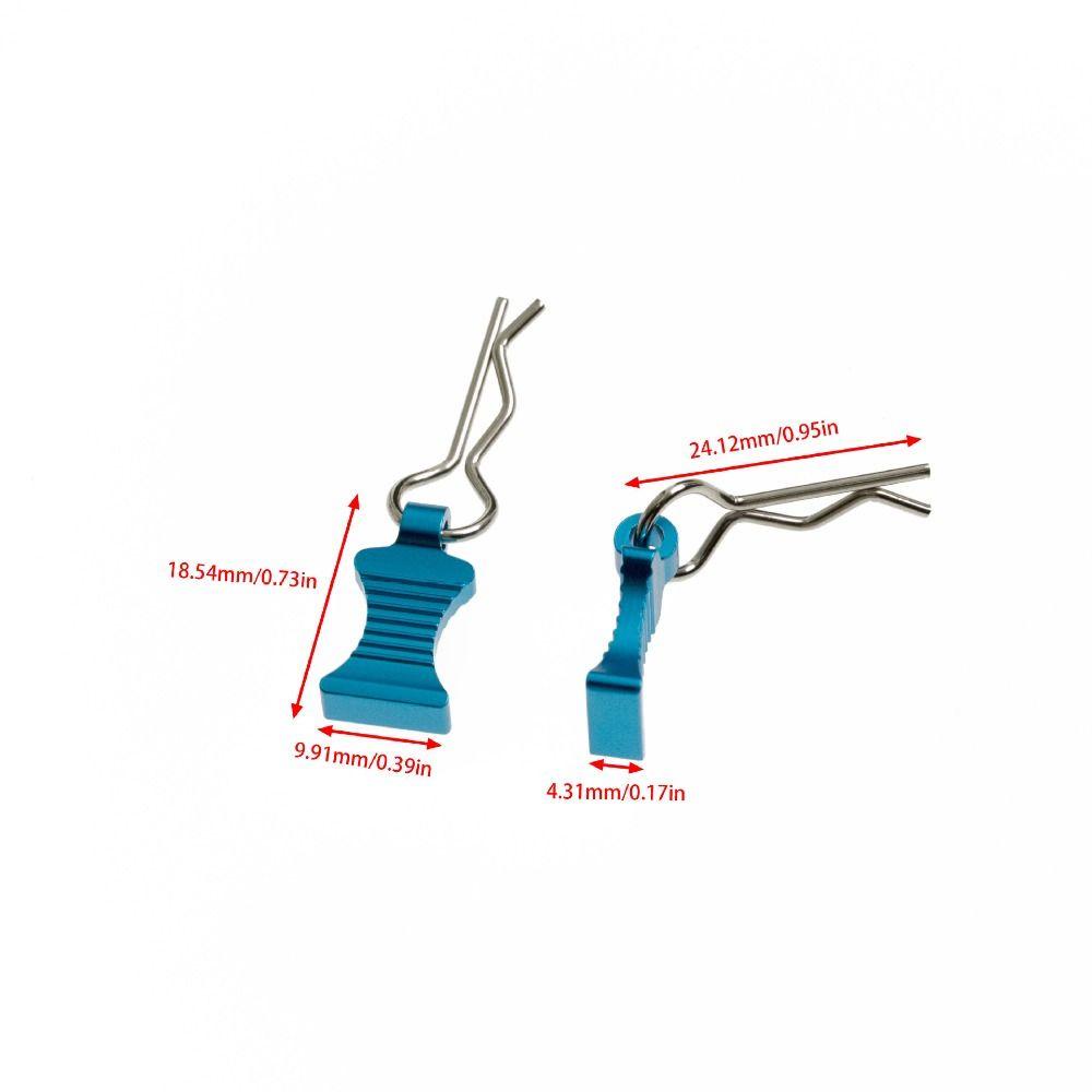 Bộ 4 Kẹp Cố Định Thân Xe Cho Xe Điều Khiển Từ Xa 1 / 10 1 / 8
