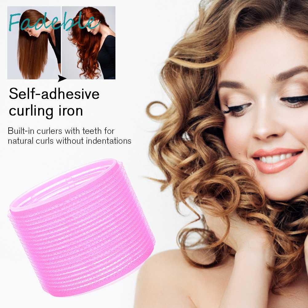 Set 6 Lô Uốn Tóc Xoăn DIY Màu Sắc Ngẫu Nhiên Bền Bỉ Dành Cho Nữ