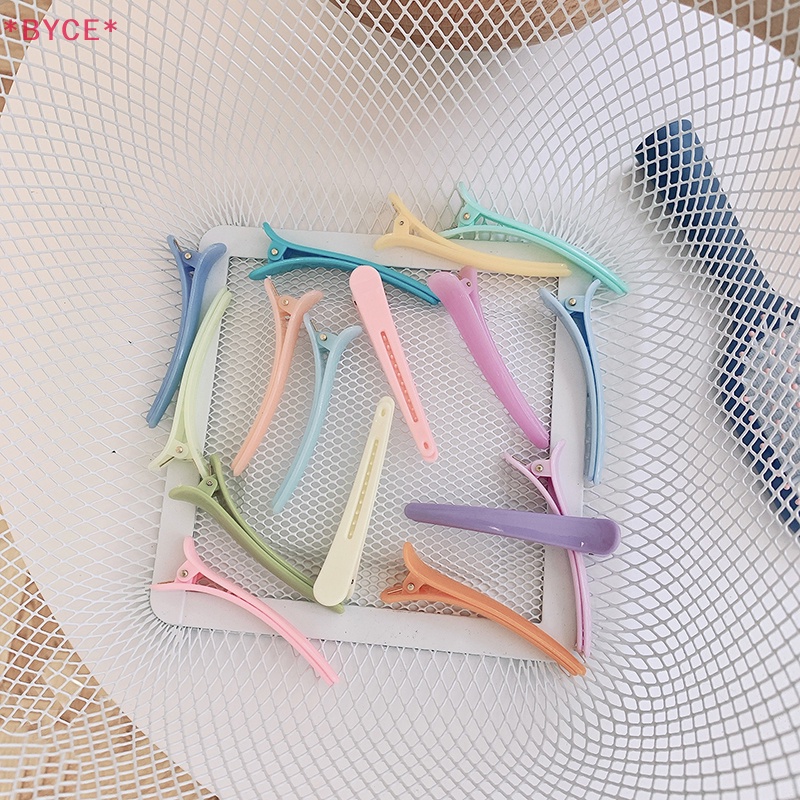 Set 10 Kẹp Tóc Mỏ Vịt Không Đường May Cho Nữ Mới