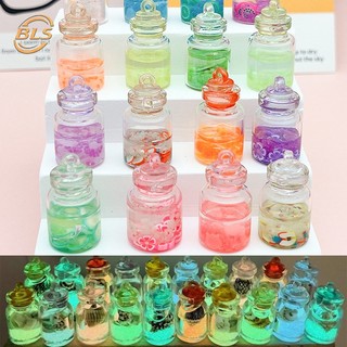 1 / 5 lọ điều ước mini bằng thủy tinh dạ quang có móc khóa diy