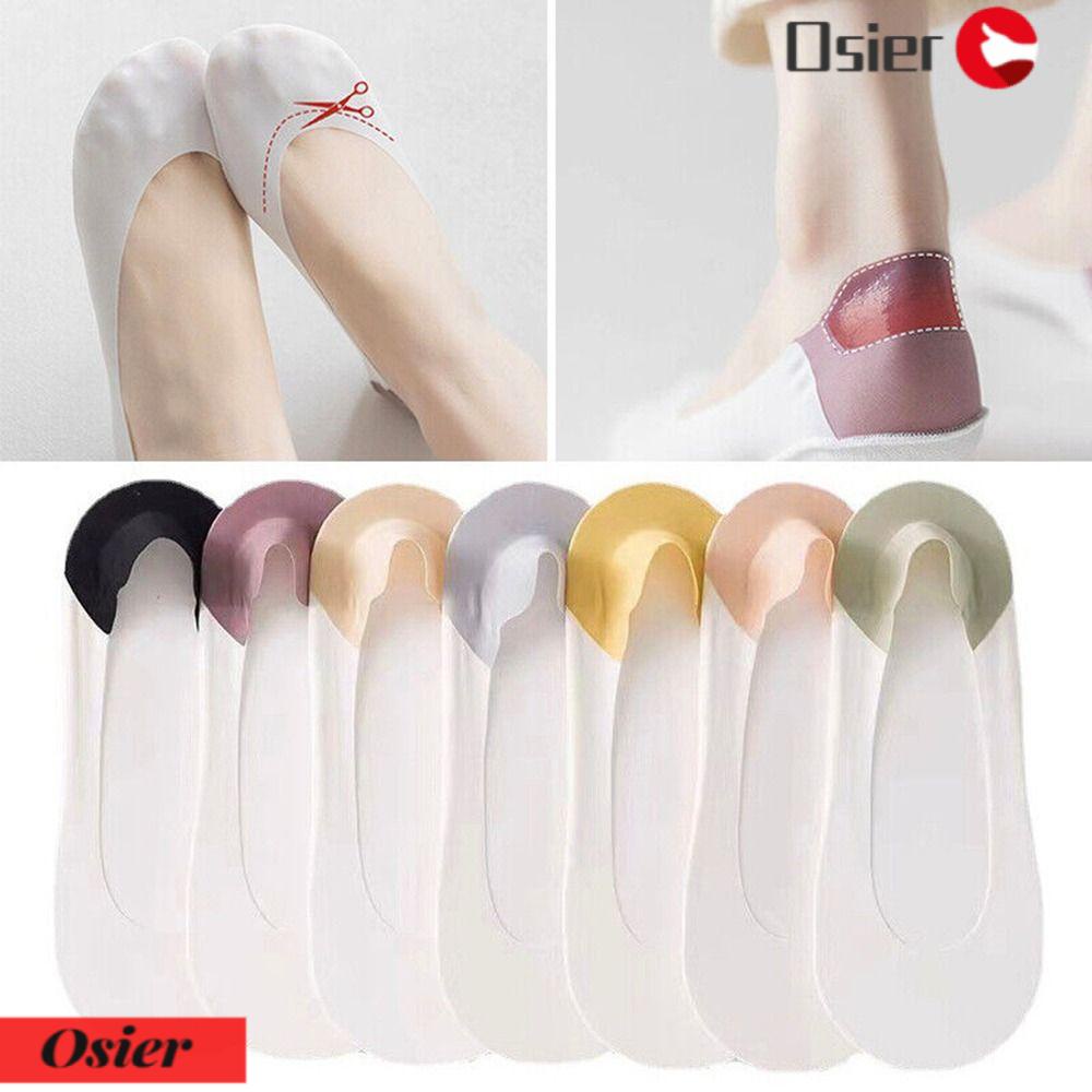 OSIER1 Set 3 Đôi Tất Cổ Thuyền Thoáng Khí Thoải Mái Hợp Thời Trang Hè