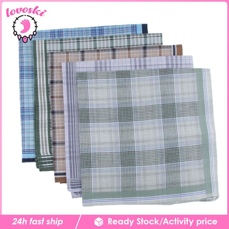 Set 5 Túi Vuông Bỏ Túi Cao Cấp Dùng Làm Quà Tặng Cho Nam