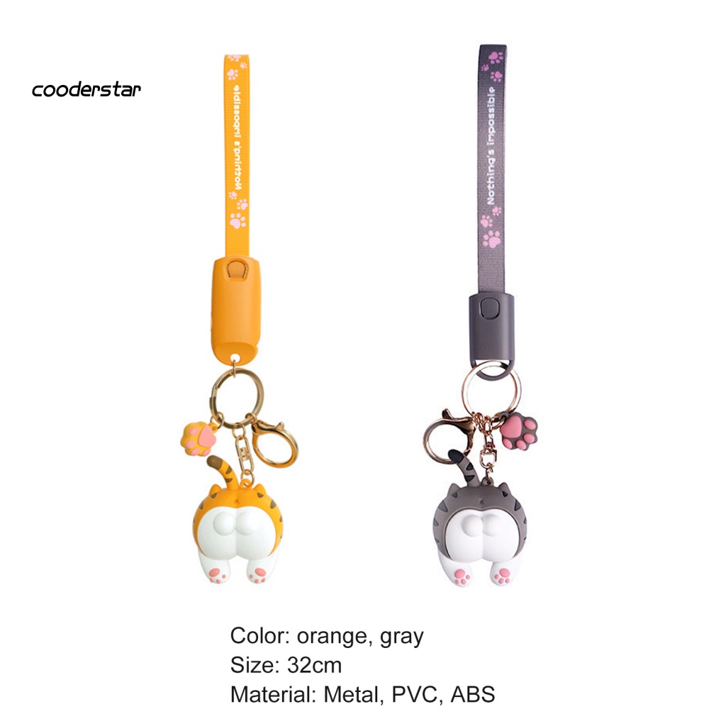 Dây Cáp Sạc Nhanh Micro USB Type-C 8Pin Có Móc Khóa Cho Android