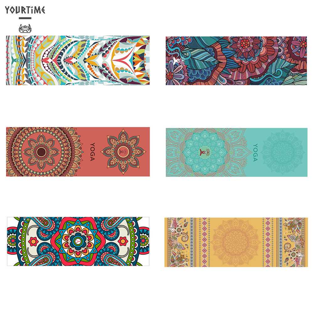 Thảm Tập Yoga Tại Nhà Bằng Sợi Micro Thiết Kế Gấp Gọn Tiện Dụng