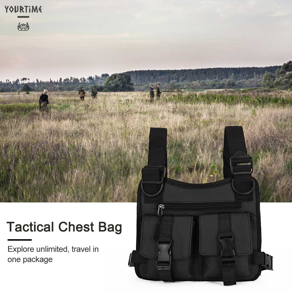 Túi Đeo Chéo Ngực Đa Năng Phong Cách Hip hop Cho Nam