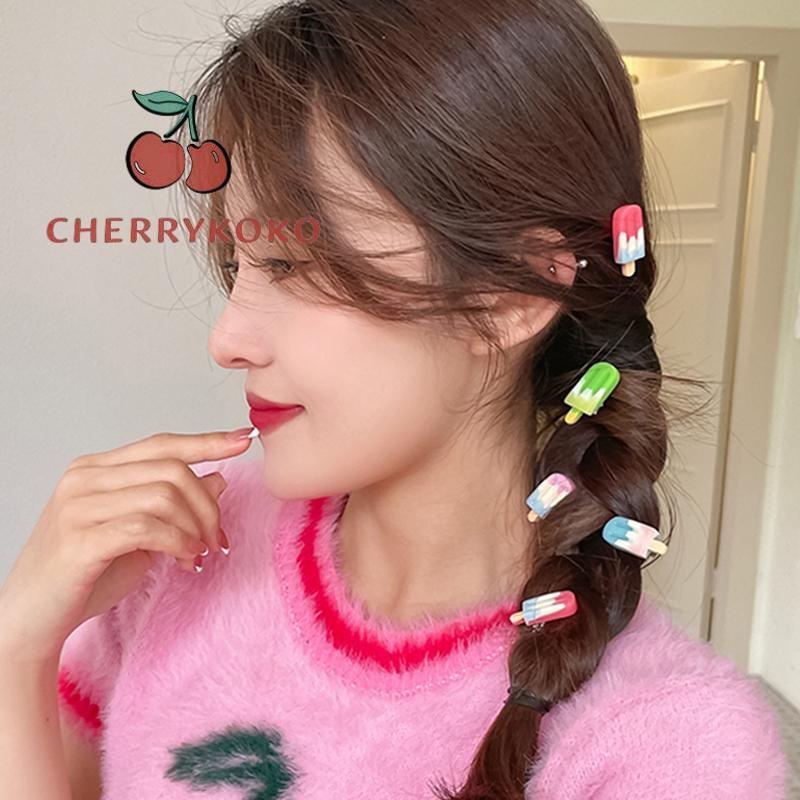 🍒🍒CHERRYKOKO Kẹp TóC HìNh Cây Kem Dễ Thương Cho Nữ