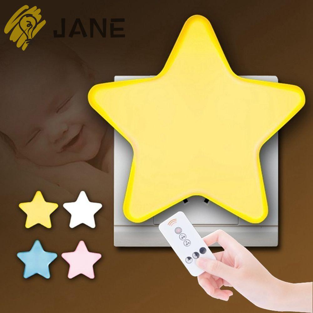 Đèn Ngủ Mini Hình Ngôi Sao Có Điều Khiển Từ Xa Tiện Dụng Cho Bé