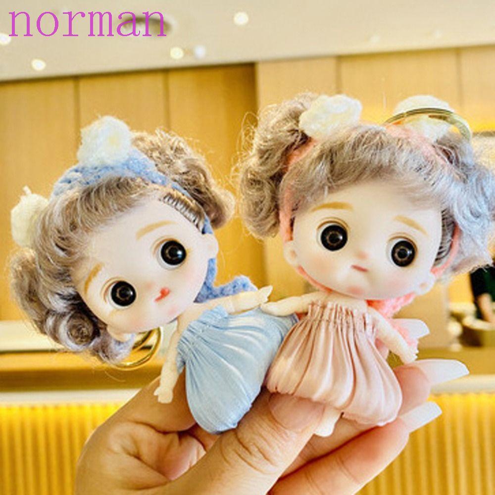 Móc Khóa Hình Búp Bê NORMAN Mắt To Dễ Thương