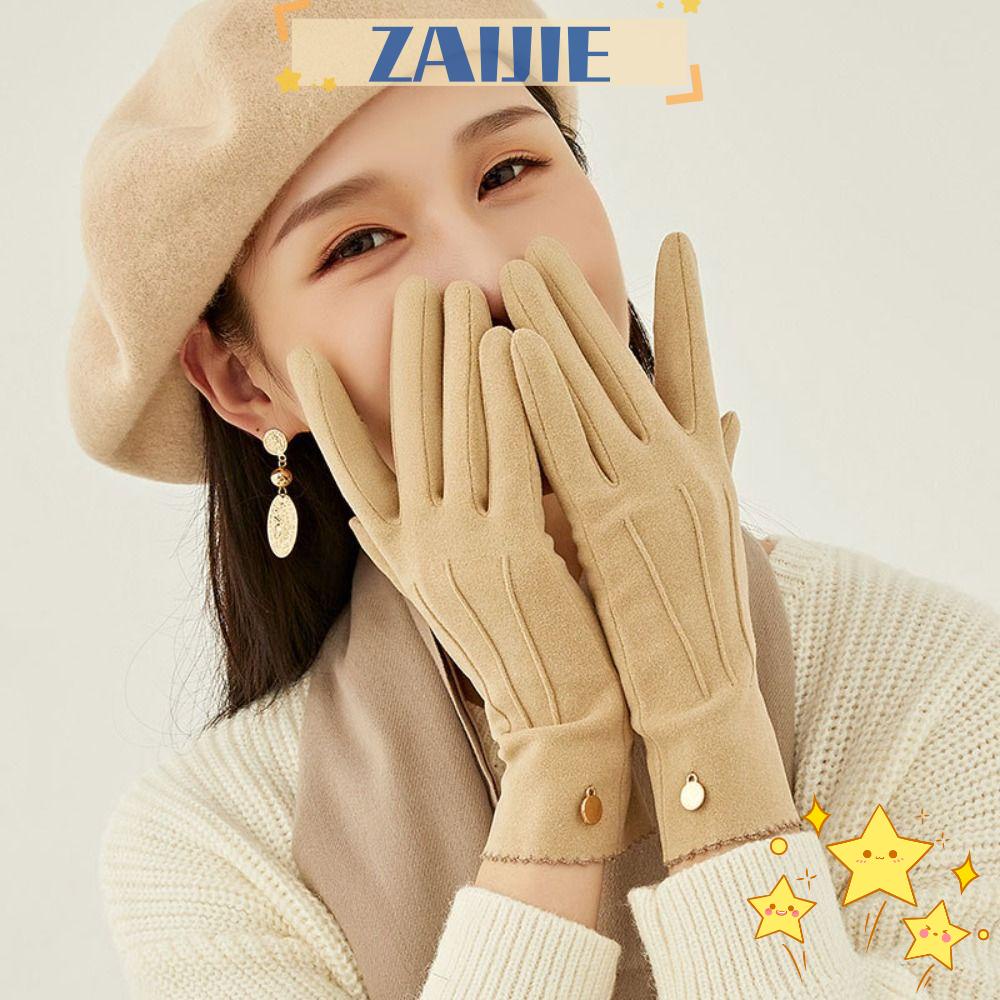 Đôi Găng Tay Thể Thao ZAIJIE24 Chống Trượt Giữ Ấm Có Thể Chạm Màn Hình