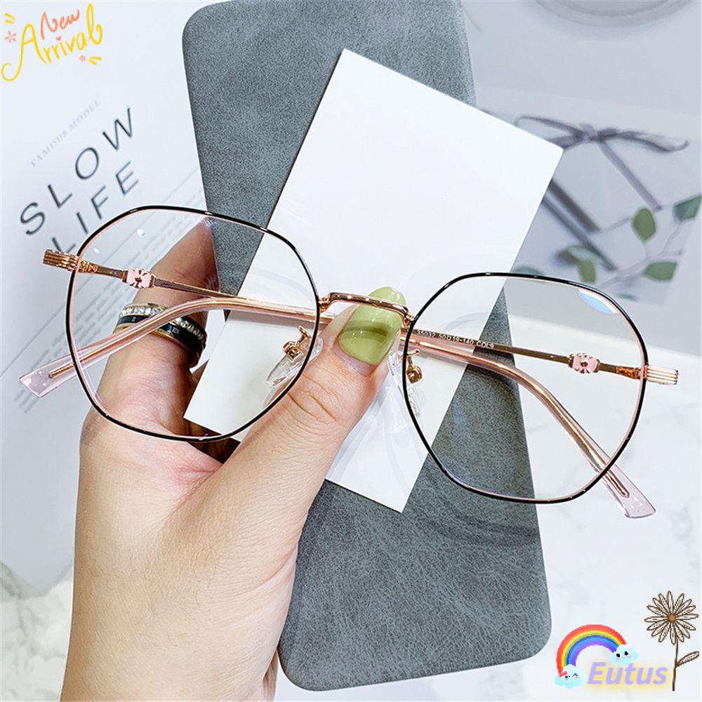 Mắt Kính Gọng Kim Loại Chống Bức Xạ Thay Thế Tiện Dụng Cho Văn Phòng