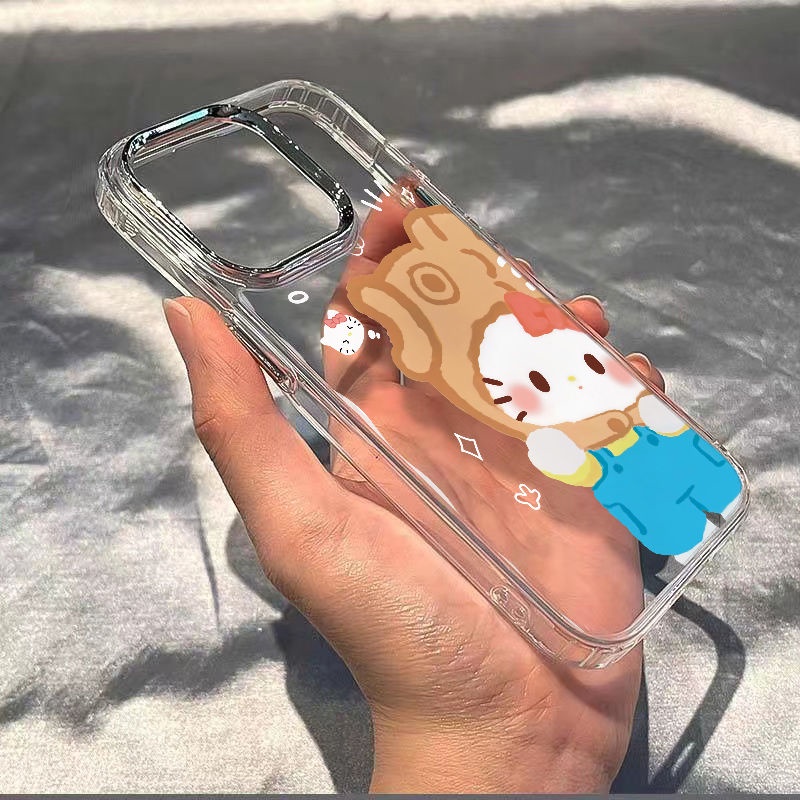 ✅Ốp Điện Thoại Dẻo Họa Tiết Hoạt Hình Mèo Dễ Thương Chống Sốc Cho Apple iPhone1214pro 11max 137plus 8