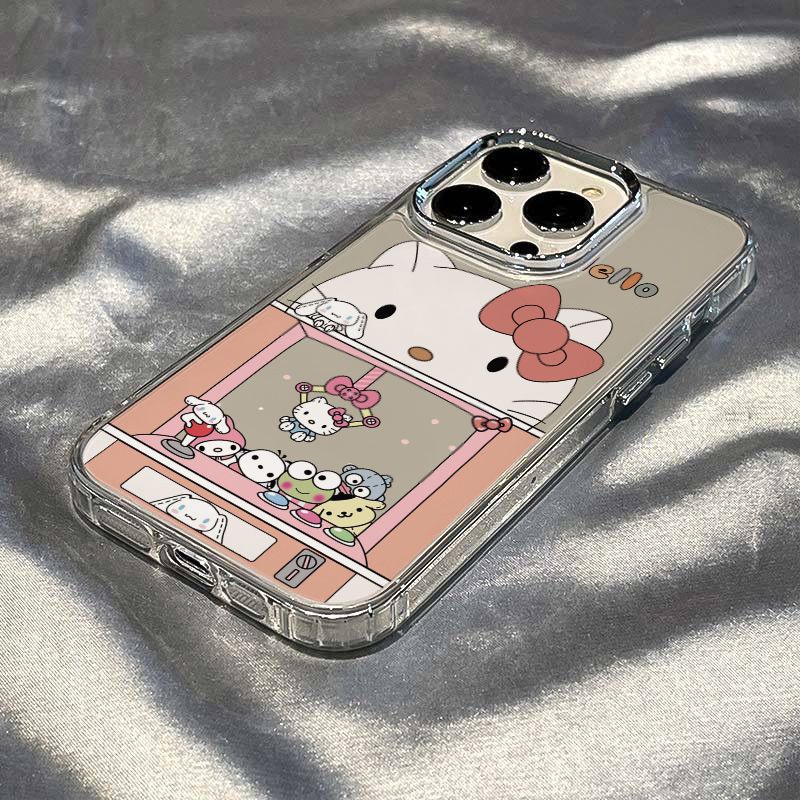 ✅Ốp Điện Thoại Dẻo Họa Tiết Hoạt Hình Mèo Dễ Thương Chống Sốc Cho iPhone1214pro11 7KT plus / 8 13