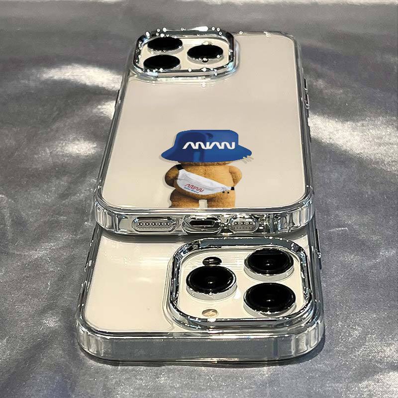 ✅Ốp Điện Thoại Mềm Chống Sốc In Hình Gấu Nhỏ Cho Iphone 7iPhone12 xs8plus max11 14pro13 I1OX