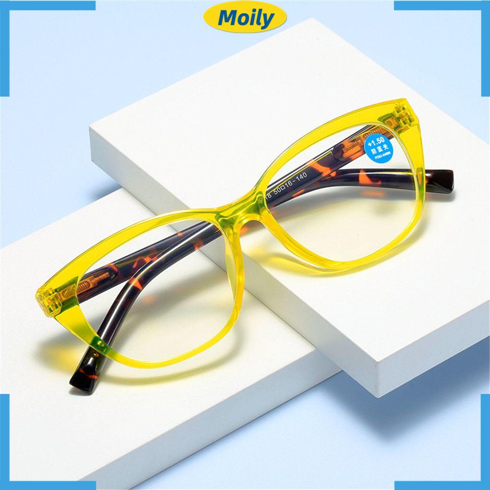 Mắt Kính Gọng PC Họa Tiết Da Báo Chống Tia UV Thời Trang