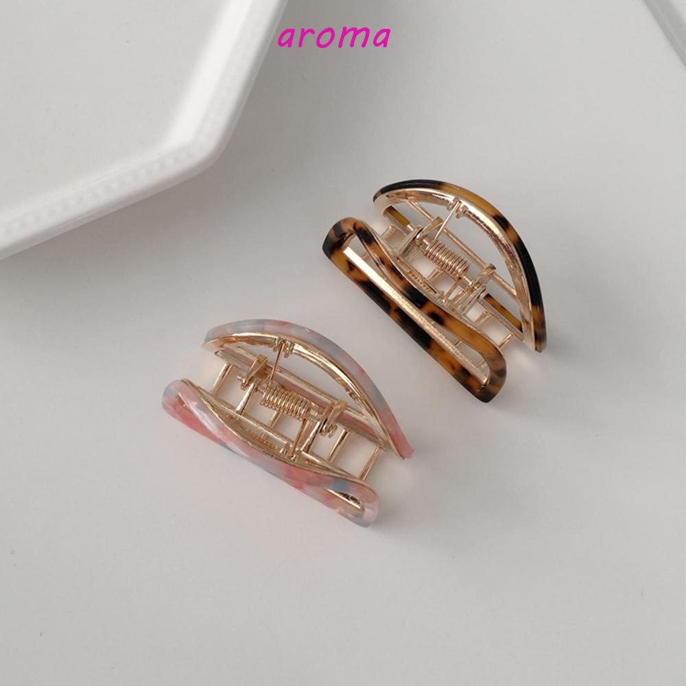 Kẹp Tóc Đuôi Ngựa Hình Bán Nguyệt Phong Cách Vintage Cho Nữ Giá Đỡ