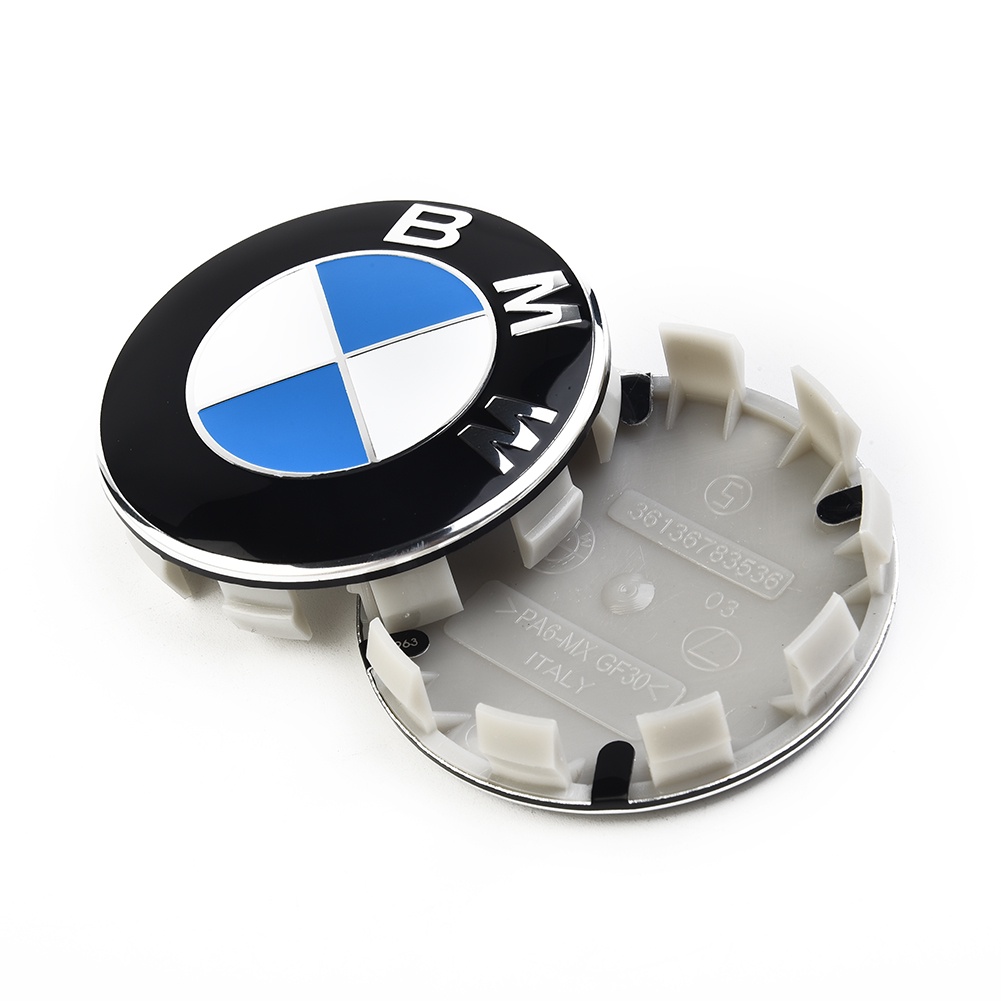 Set 4 Nắp Đậy Trục Bánh Xe Hơi BMW 1 3 5 7 Series 68MM Bằng Hợp Kim Cao Cấp