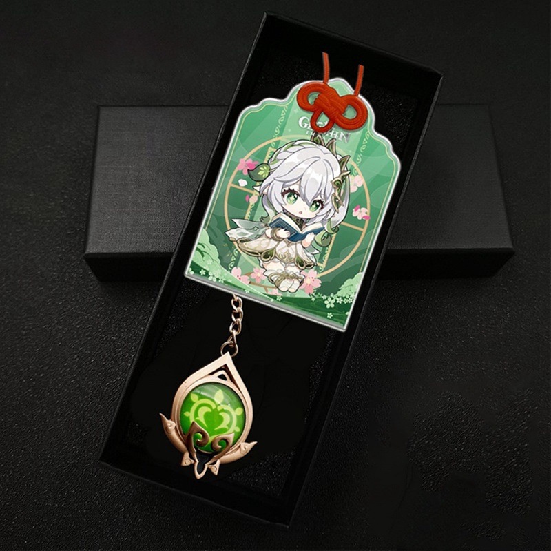 Ygt Genshin Va Chạm Acrylic Mặt Dây Chuyền Cầu Nguyện Anime Nhật Bản Trang Trí Bùa Hộ Mệnh