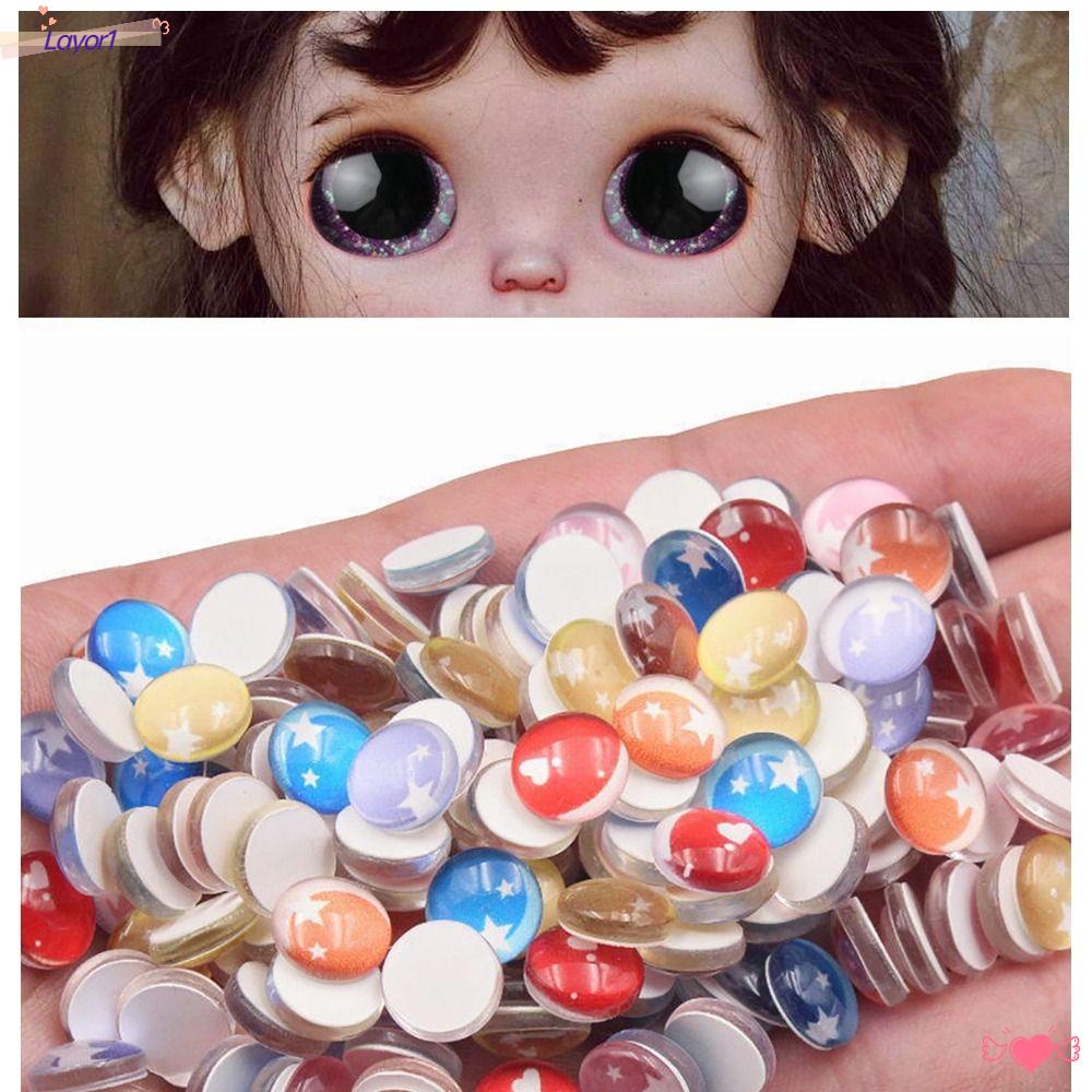 Set 1 / 20 Mắt Kính / Móc Khóa Búp Bê DIY
