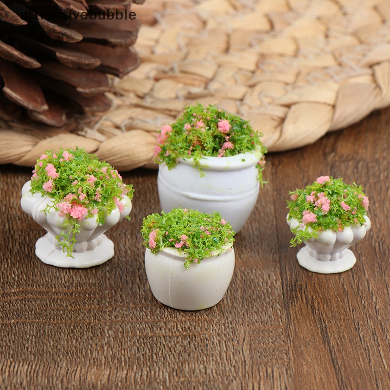 Chậu Hoa Mini Tỉ Lệ 1: 12 Trang Trí Nhà Búp Bê