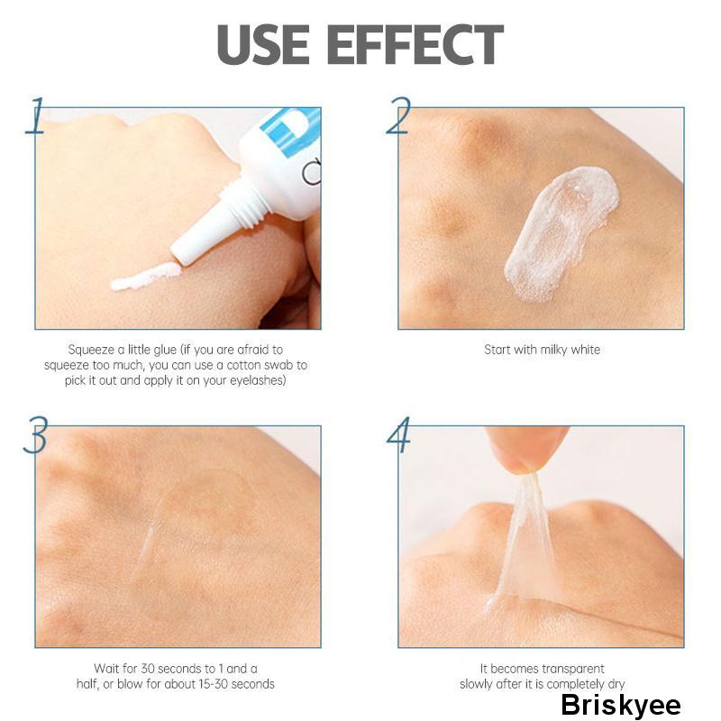 🎶Bộ 4 Bốn Món Keo Dán Lông Mi Giả Kèm Khay Nhẫn Chuyên Dụng