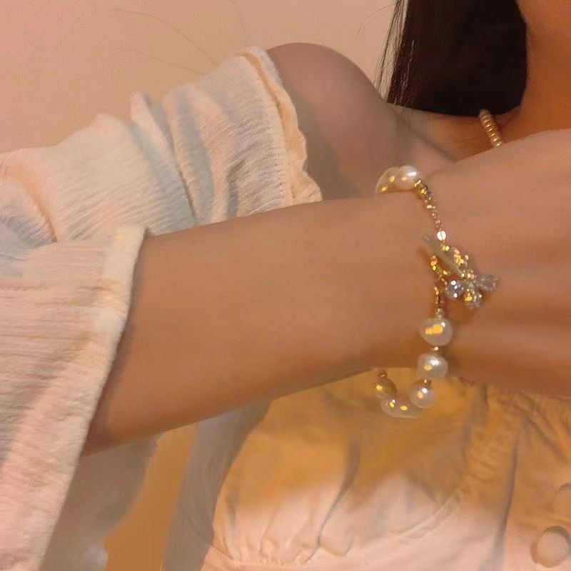 Vòng Tay Hợp Kim Đính Đá Zircon Trái Tim Thời Trang Cho Nữ