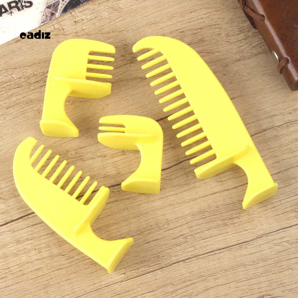 Bộ 4 Dụng Cụ Thước Kẻ Tạo Kiểu Tóc Chuyên Nghiệp Bằng ABS