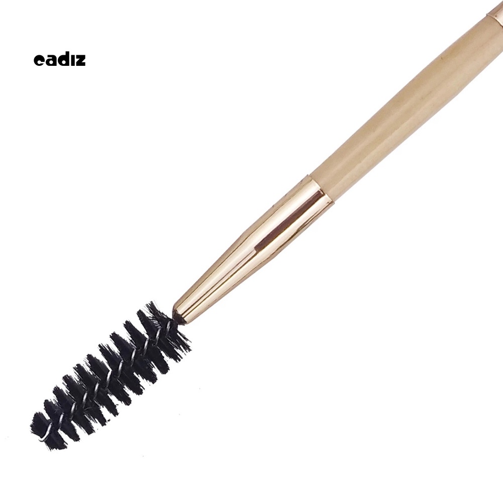 Cọ Tô Son Môi Và Lông Mày Hai Đầu Tay Cầm Bằng Tre