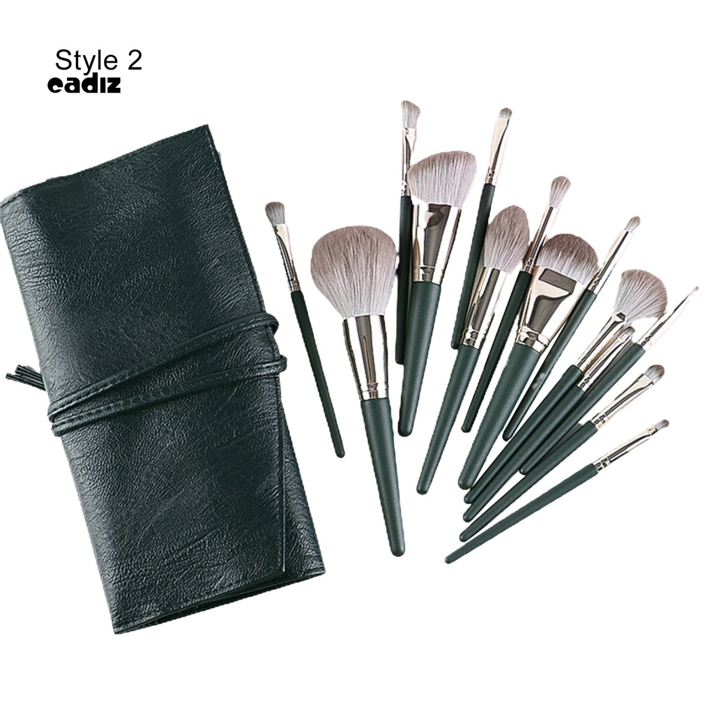Bộ 14 Cọ Trang Điểm Lông Mềm Kèm Túi Đựng Tiện Dụng