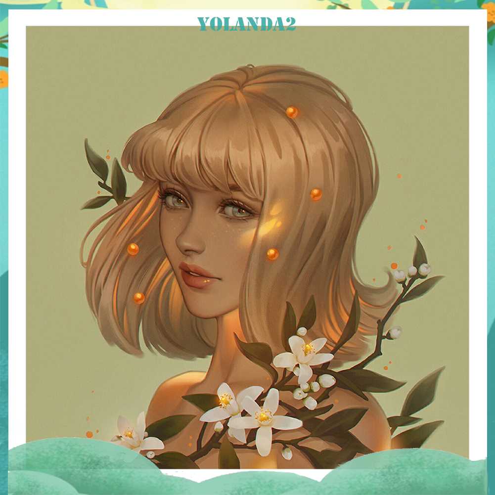 Tranh Đính Đá Kim Cương Toàn Bộ 5D DIY Hình Vẽ Cô Gái Trang Trí Nhà Cửa