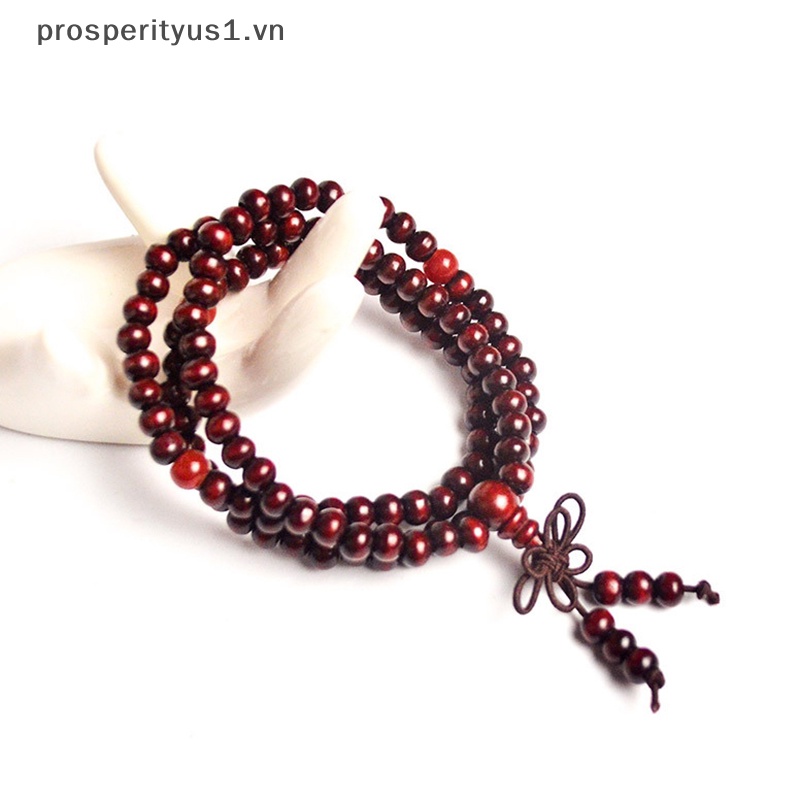 Chuỗi 108 Hạt Gỗ Tự Nhiên 6mm Dùng Làm Đồ Trang Sức