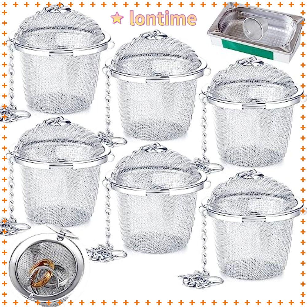 Bộ 6 Bóng Lưới Vệ Sinh Trang Sức Siêu Âm Có Khóa Và Móc Tiện Dụng