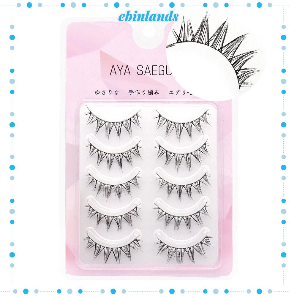 Hộp 5 Cặp Lông Mi Giả Handmade Phong Cách Châu Âu