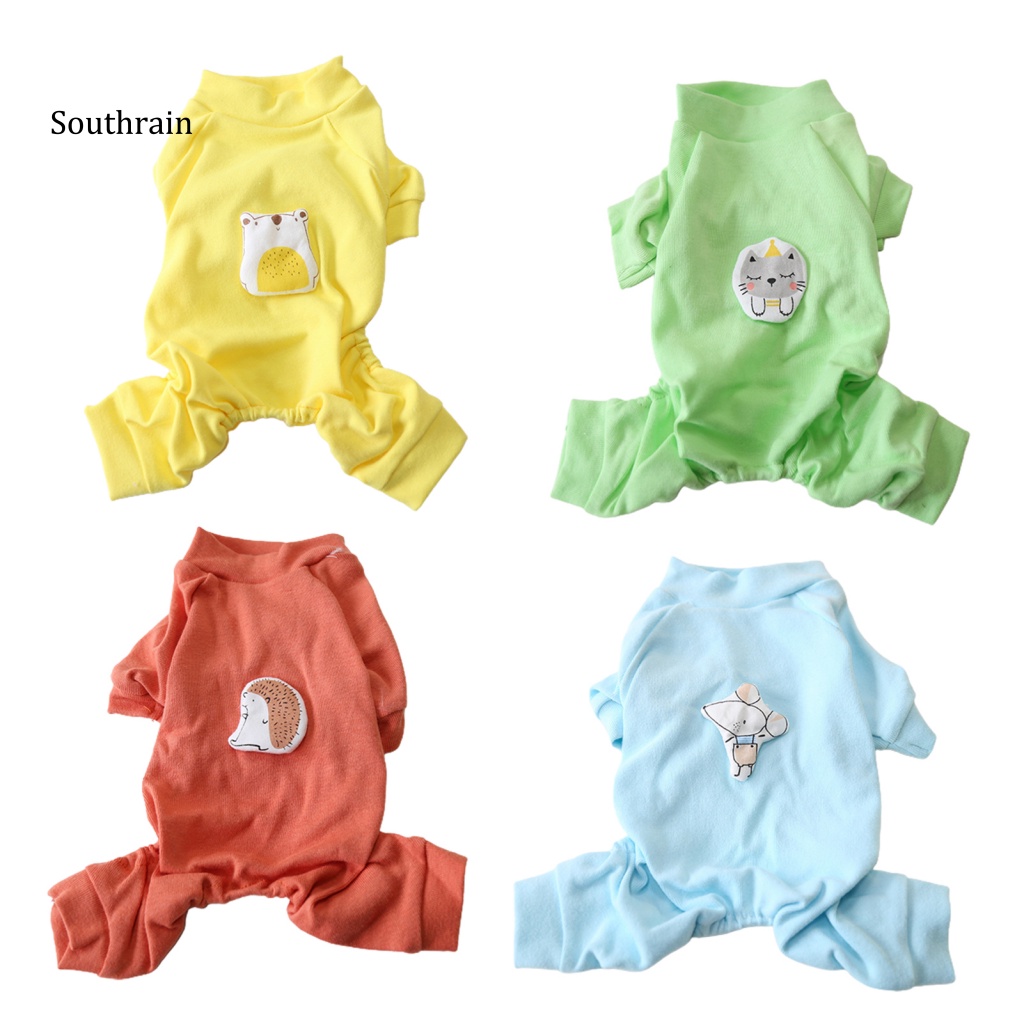 Bộ Đồ Ngủ Bốn Chân Mềm Mại Thoáng Khí Không Mùi Không Mùi Dành Cho Thú Cưng