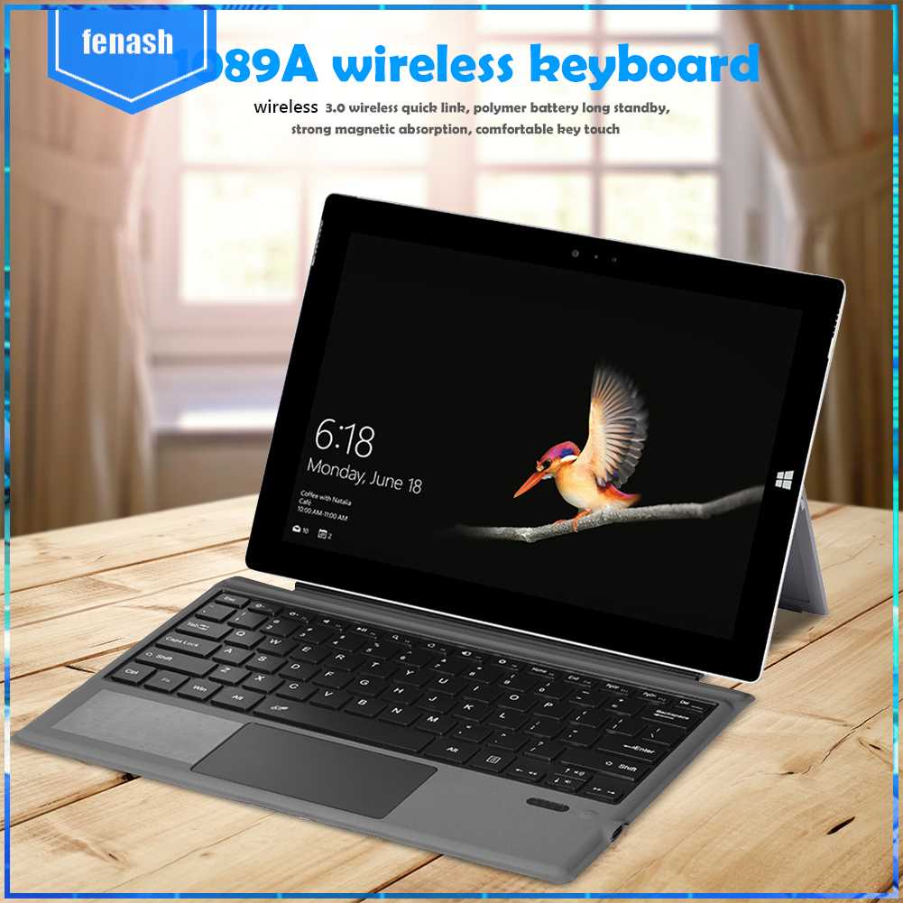 Bàn PhíM Bluetooth 3.0 Không Dây Cho MáY TíNh BảNg Pro 3 / 4 / 5 / 6 / 7