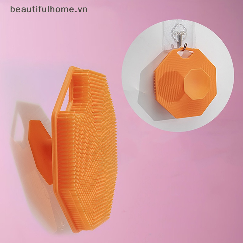 Bàn Chải Silicone Rửa Mặt Mát Xa Tiện Dụng