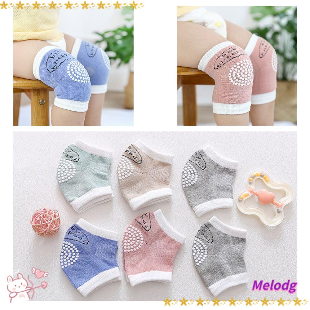 1 Cặp Đệm Bảo Vệ Đầu Gối Giữ Ấm Bằng Cotton Dành Cho Bé