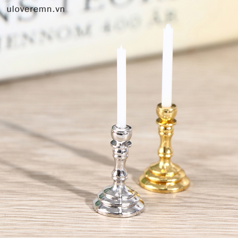 1 Cặp Giá Đỡ Mô Hình Candelabra Trang Trí Nhà Búp Bê 1: 12
