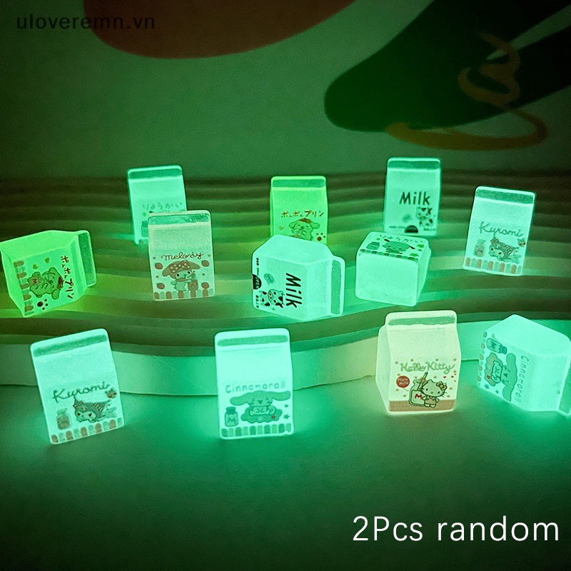 Bộ 2 Hộp Carton Sữa Huỳnh Quang Dùng Làm Trang Sức DIY