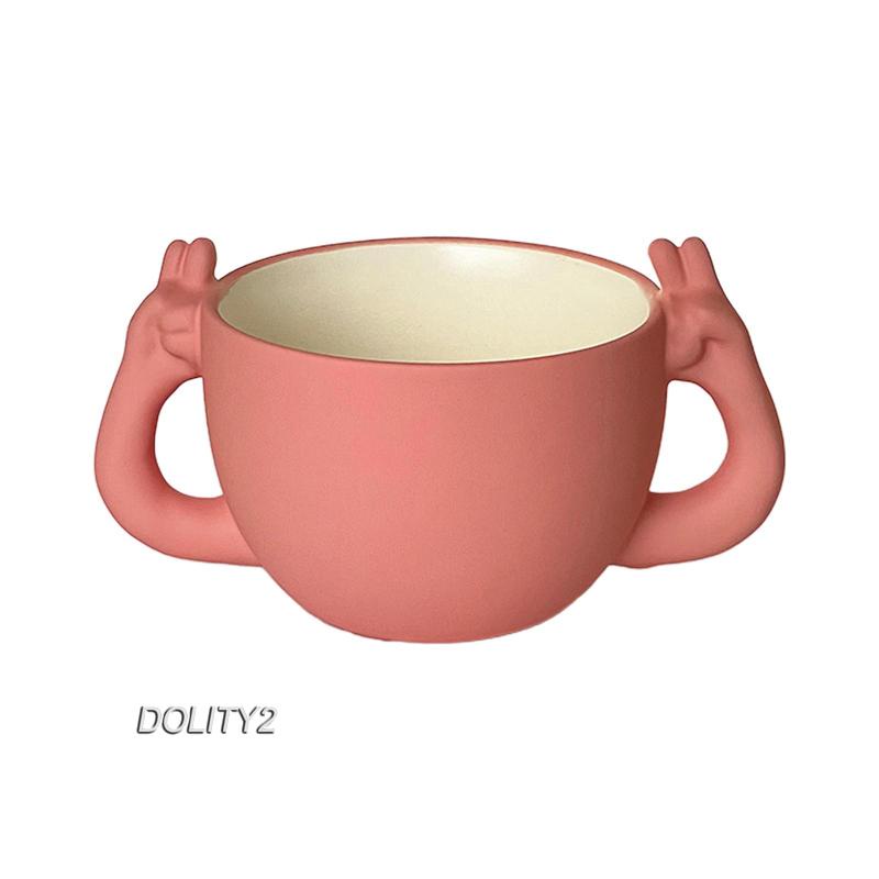 Bộ 2 Cốc Sứ Uống Nước / Trà Sữa / Cà Phê Thiết Kế Độc Đáo Tiện Dụng Cho Gia Đình